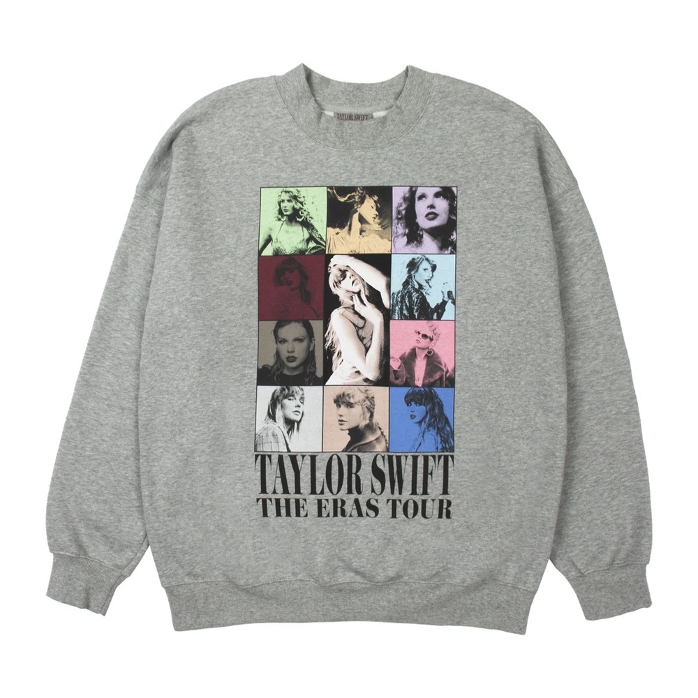 TAYLOR SWIFT • THE ERAS II TOUR GRAY CREWNECK (M)